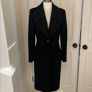 Versace Black Trench Coat
